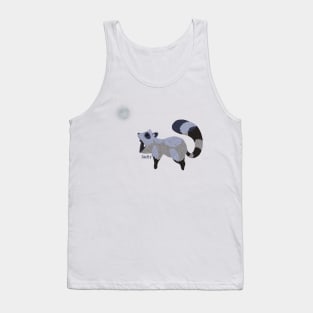 Moon Raccoon Tank Top